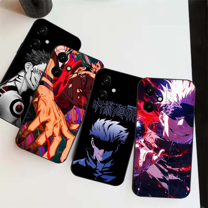 Phone Cases Jujutsu Kaisen - Capa de Telefone Preta Anime Jujutsu