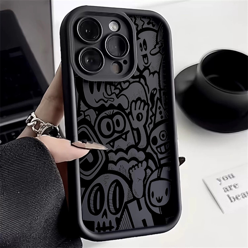 Phone Cases Xr Iphone - Capa de Telefone com Grafite Preto