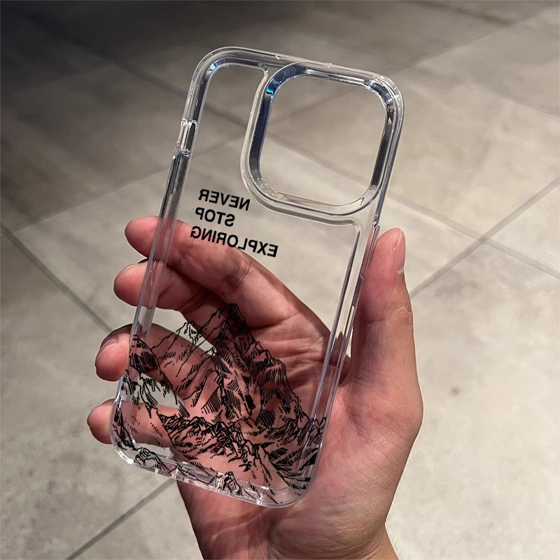 Phone Cases Iphone 13 - Capa de Celular Transparente Macia com