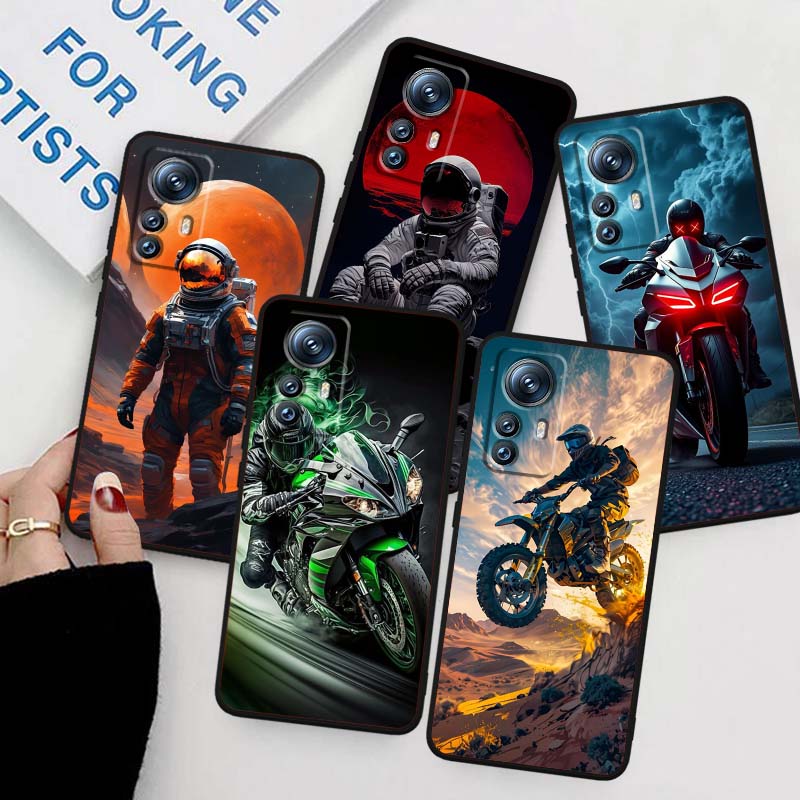 Phone Cases Xiaomi 15 - Capa de Telefone Macia Preta Modelo