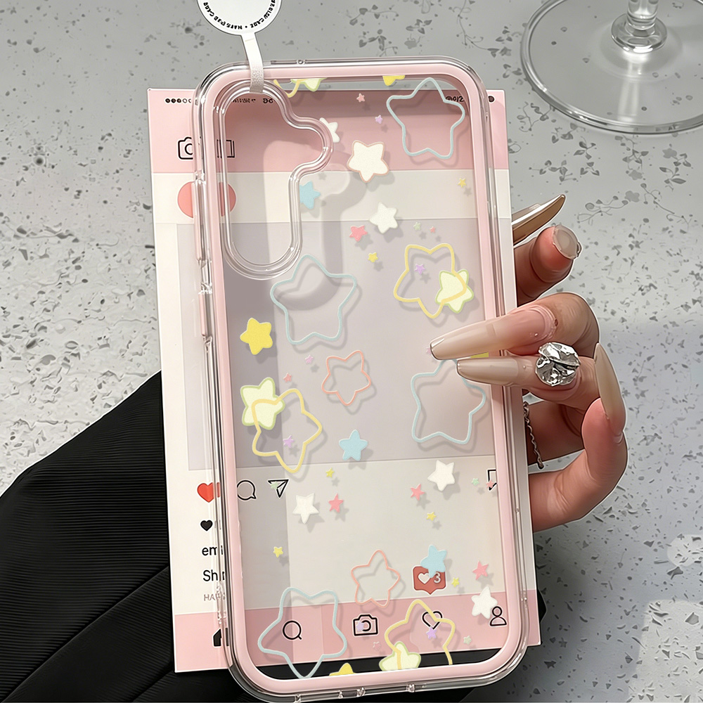 Phone Cases Galaxy A16 5G - Capa Transparente 2 em 1 para