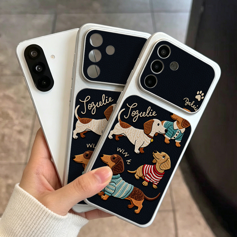 Capa de Couro com Desenho de C - Phone Cases Galaxy A16 5G avaliação e preço