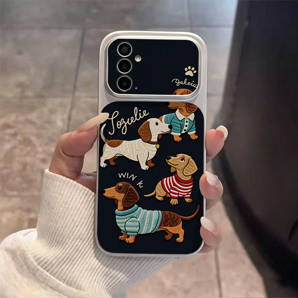 Capa de Couro com Desenho de C - Phone Cases Galaxy A16 5G avaliação e preço