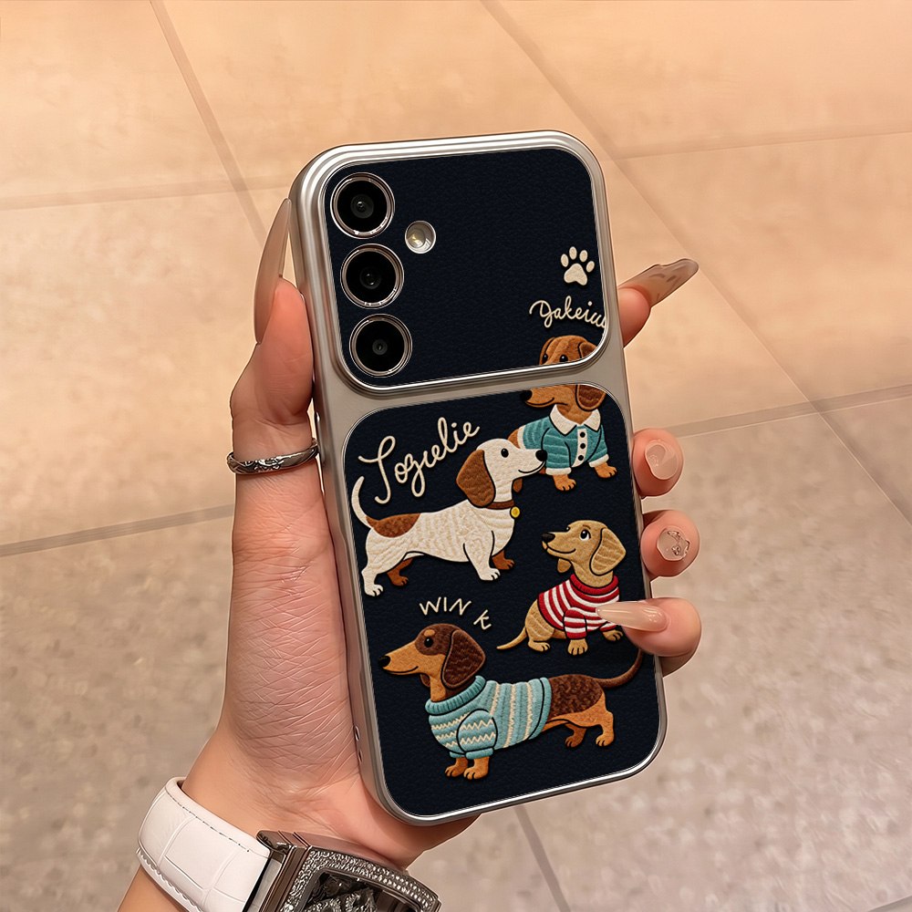 Capa de Couro com Desenho de C - Phone Cases Galaxy A16 5G avaliação e preço