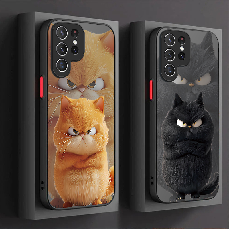 Capa Estilo Casal Gato Zangado - Phone Cases Galaxy A16 5G avaliação e preço