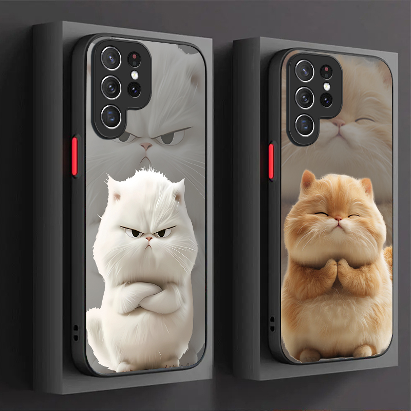 Capa Estilo Casal Gato Zangado - Phone Cases Galaxy A16 5G avaliação e preço